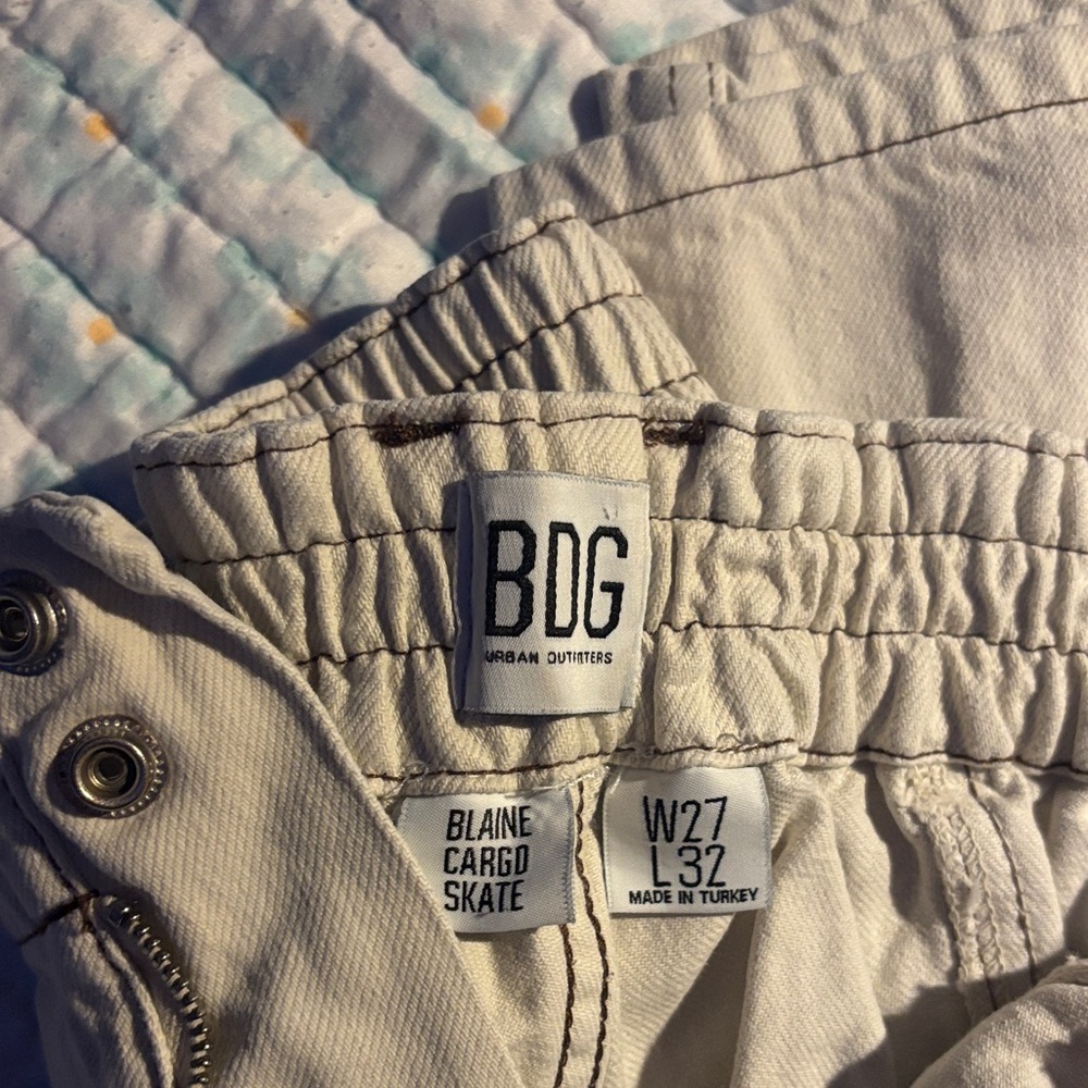 BDG Kids Cargo Pants - Light Tan